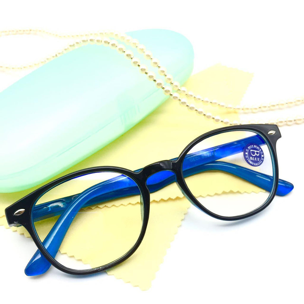 แว่นตากรองแสง รุ่น 2246 กรอบพลาสติก มีให้เลือก6สี เลนส์BlueBlockกรองแสงสีฟ้า ปกป้องดวงตาจากแสงคอมพิวเตอร์ ไม่รวมอุปกรณ์
