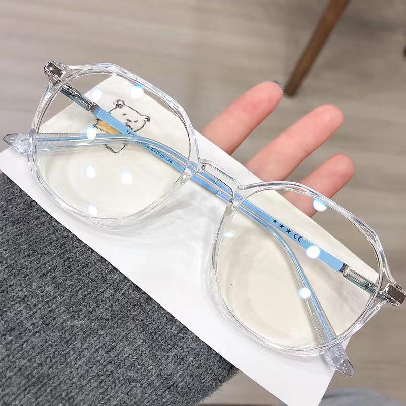 แว่นสายตาสั้นเลนส์กรองแสง รุ่น 2053 ถนอมดวงตาจากแสงคอมพิวเตอร์เลนส์BlueBlockกรองแสงสีฟ้ามี 6 สี ให้เลือก