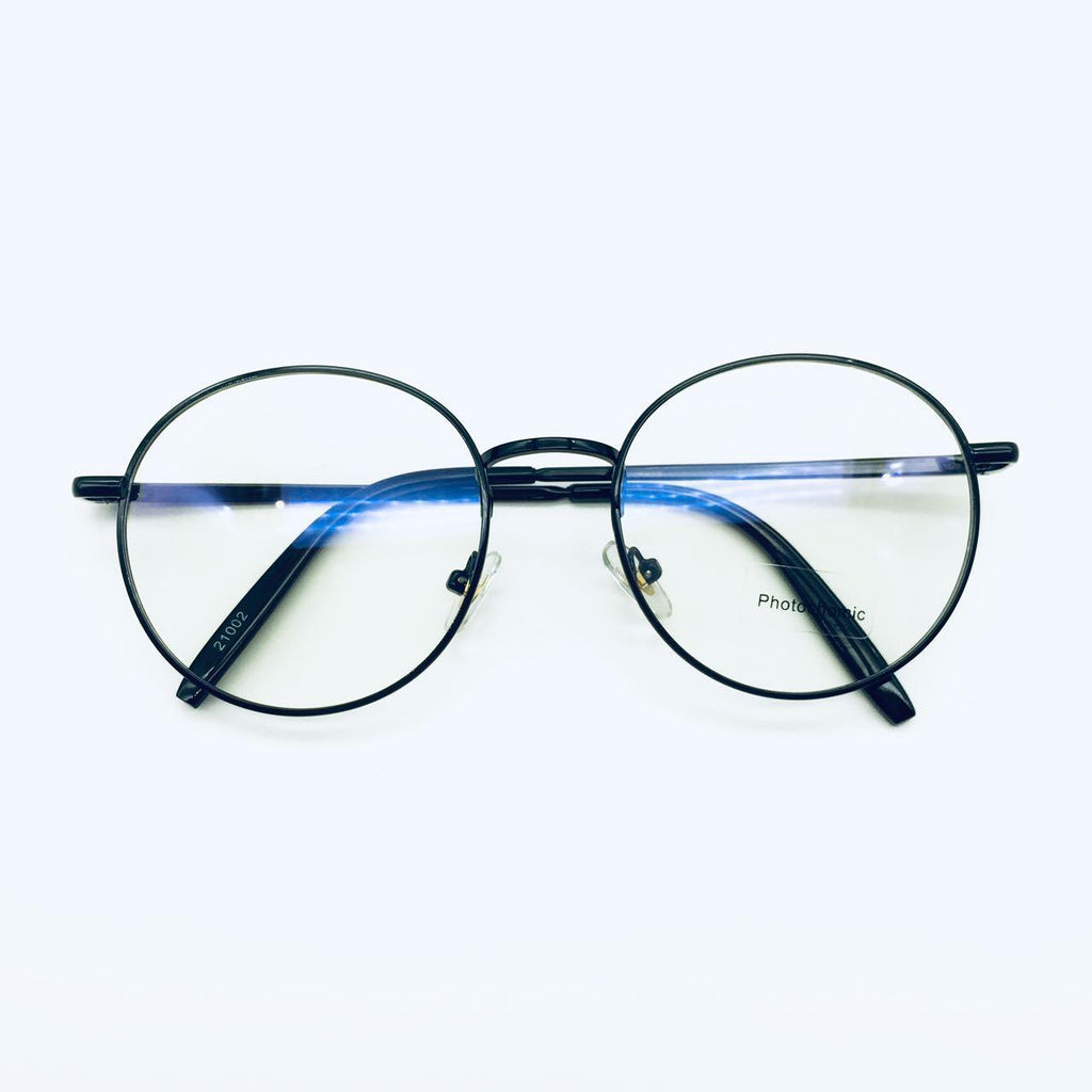 แว่นตาปรับแสง Photochromic blue filter เลนส์เปลี่ยนสีได้เมื่อออกแดด รุ่น 21002Auto กรอบโลหะ มีให้เลือก10สี ไม่รวมอุปกรณ์