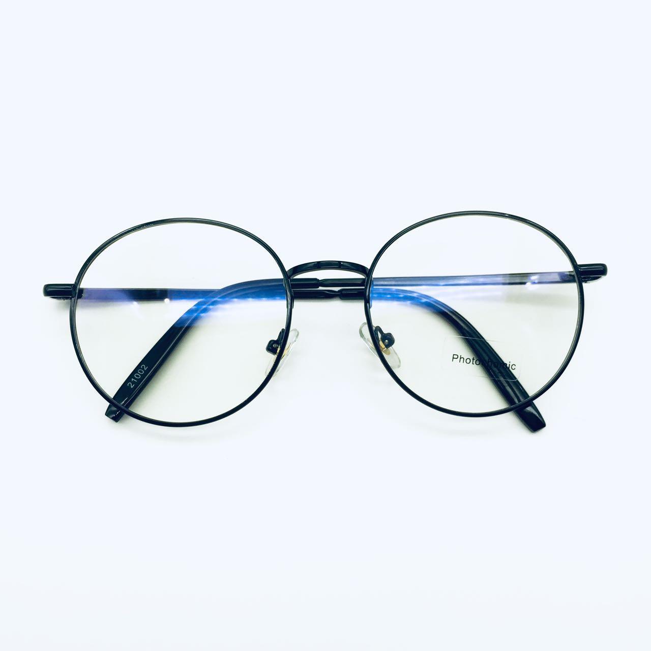 แว่นตาปรับแสง Photochromic blue filter เลนส์เปลี่ยนสีได้เมื่อออกแดด รุ่น 21002Auto กรอบโลหะ มีให้เลือก10สี ไม่รวมอุปกรณ์