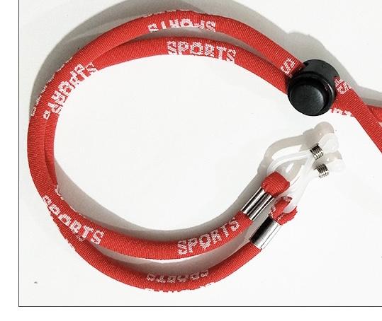 สายคล้องแว่นตา sport rope ทรงสปอร์ต สายผ้ายืด สายเล็ก ปรับความยาวได้ มี4สี ใช้ได้ทั้งผู้ชาย-ผู้หญิง ไม่รวมอุปกรณ์