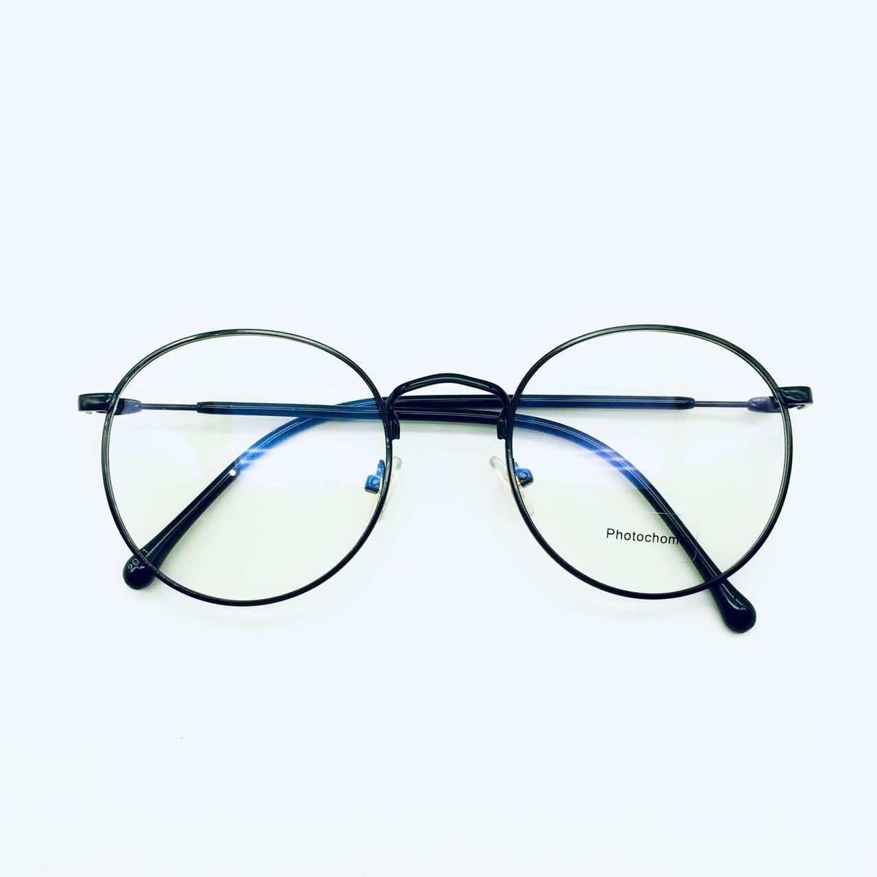 แว่นตาปรับแสง Photochromic blue filter เลนส์เปลี่ยนสีได้เมื่อออกแดด รุ่น 2001Auto กรอบโลหะ มีให้เลือก10 สี ไม่รวมอุปกรณ์
