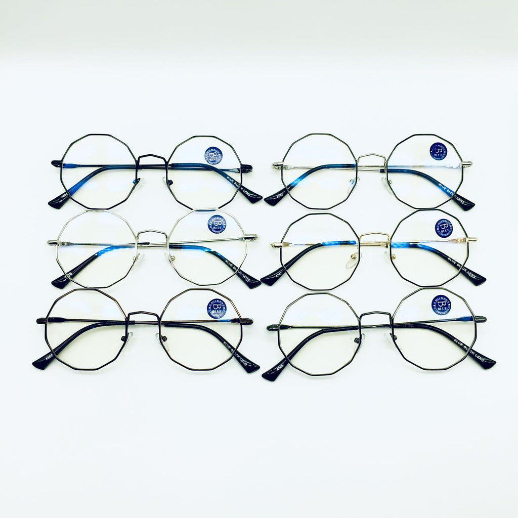 แว่นตากรองแสง รุ่น 4885 กรอบโลหะ มีให้เลือก6สี เลนส์BlueBlockกรองแสงสีฟ้า ปกป้องดวงตาจากแสงคอมพิวเตอร์ ไม่รวมอุปกรณ์