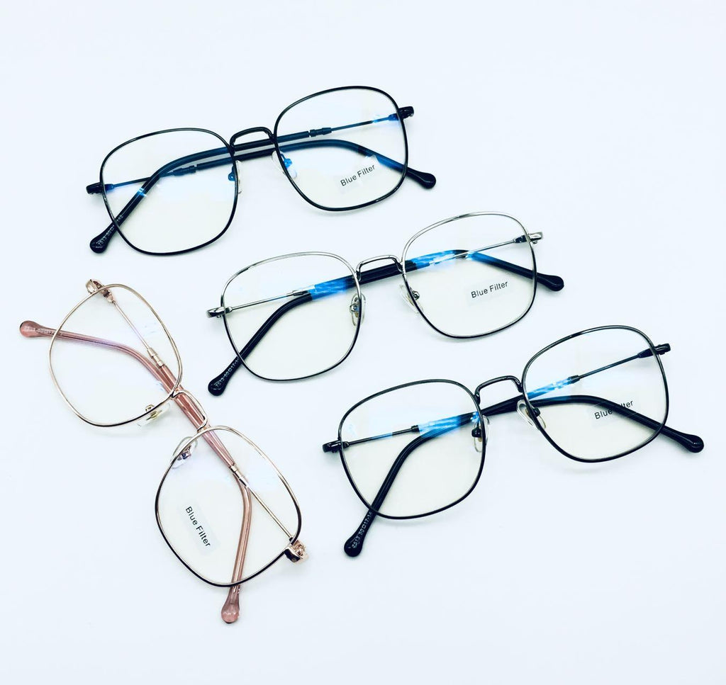 แว่นตากรองแสง รุ่น 7513  กรอบโลหะ มีให้เลือก4สี เลนส์BlueBlockกรองแสงสีฟ้า ปกป้องดวงตาจากแสงคอมพิวเตอร์ ไม่รวมอุปกรณ์