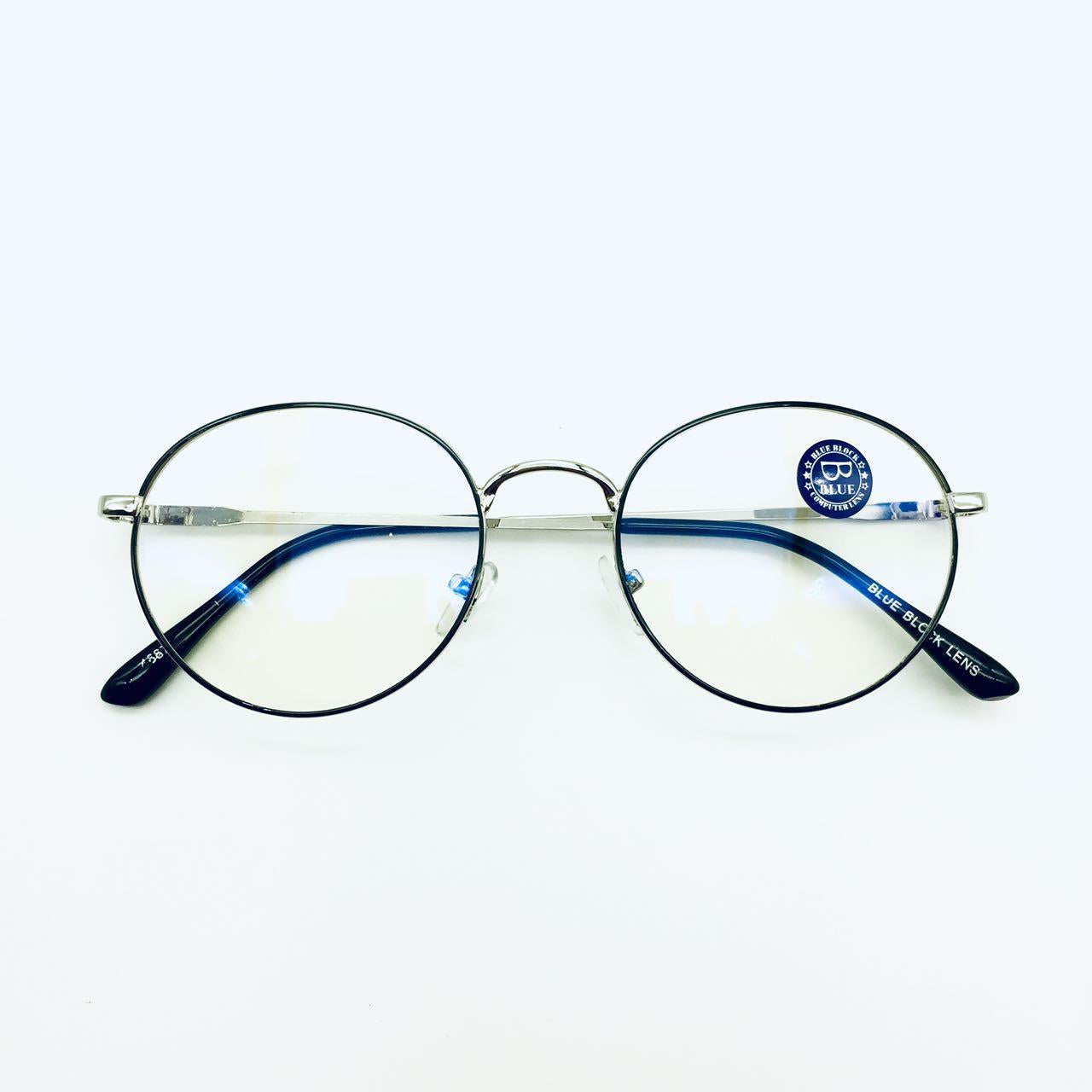 แว่นตากรองแสง รุ่น 4887 กรอบโลหะ มีให้เลือก6สี เลนส์BlueBlockกรองแสงสีฟ้า ปกป้องดวงตาจากแสงคอมพิวเตอร์ ไม่รวมอุปกรณ์