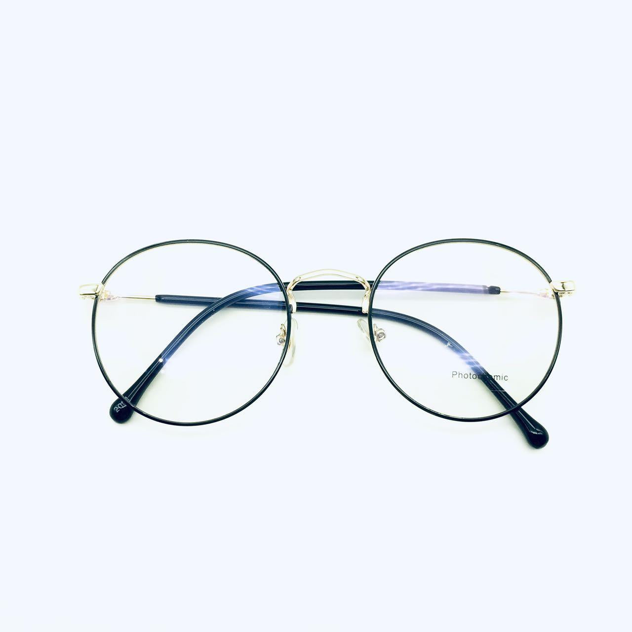 แว่นตาปรับแสง Photochromic blue filter เลนส์เปลี่ยนสีได้เมื่อออกแดด รุ่น 2001Auto กรอบโลหะ มีให้เลือก10 สี ไม่รวมอุปกรณ์