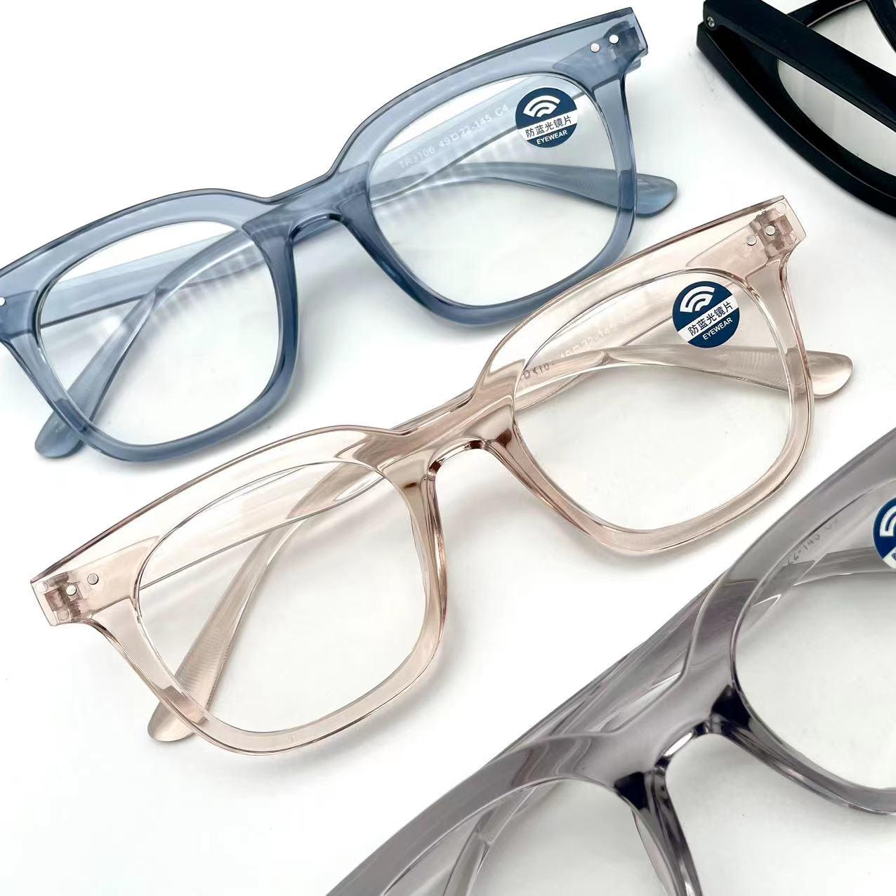 แว่นตากรองแสงมาใหม่ใส่สวย รุ่น 3106 กรอบTR มีให้เลือก5สี เลนส์BlueBlockกรองแสงสีฟ้า ปกป้องดวงตาจากแสงคอมพิวเตอร์ใส่สวยมากๆ ไม่รวมอุปกรณ์