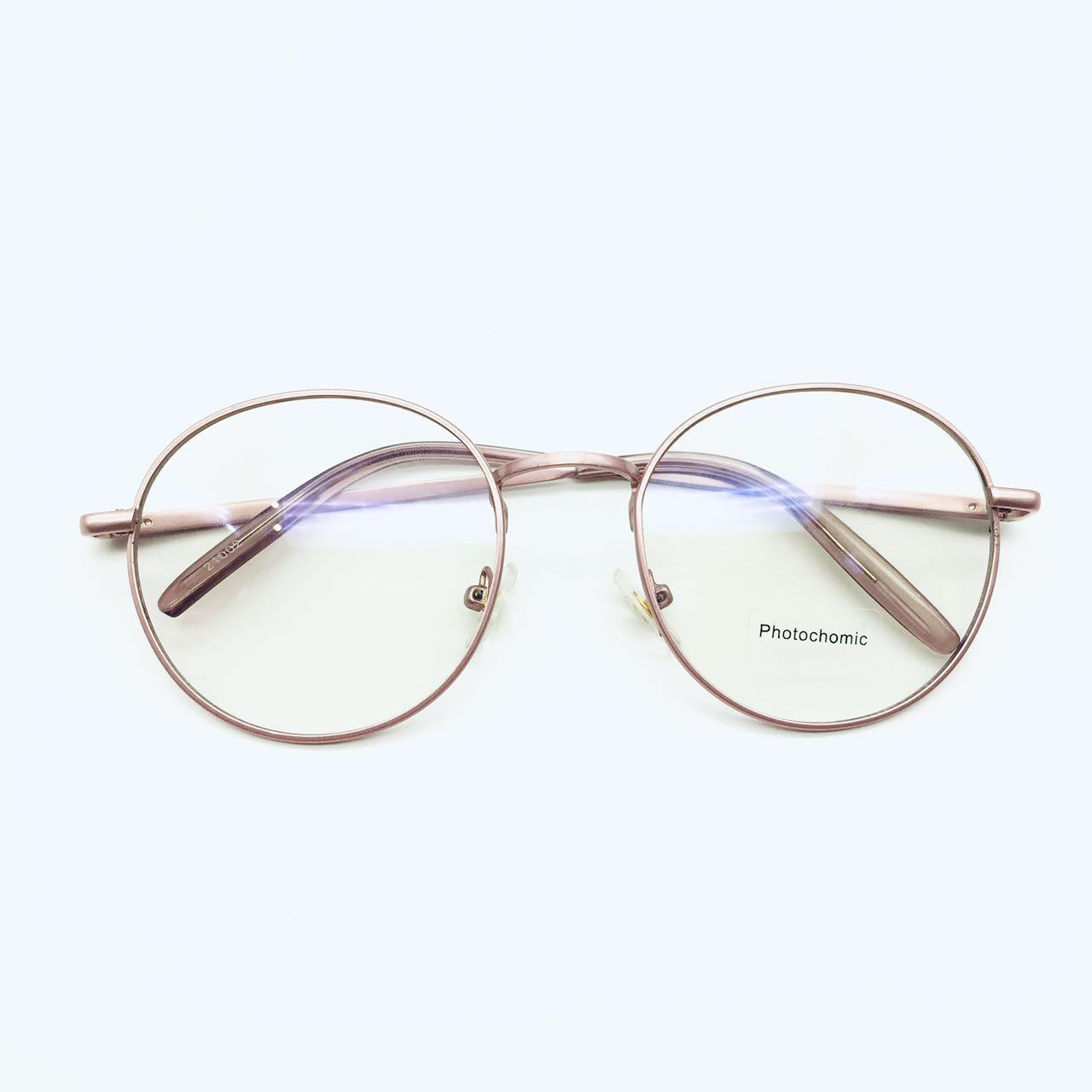 แว่นตาปรับแสง Photochromic blue filter เลนส์เปลี่ยนสีได้เมื่อออกแดด รุ่น 21002Auto กรอบโลหะ มีให้เลือก10สี ไม่รวมอุปกรณ์