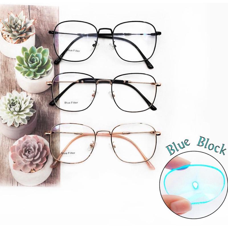 แว่นตากรองแสง รุ่น 7513  กรอบโลหะ มีให้เลือก4สี เลนส์BlueBlockกรองแสงสีฟ้า ปกป้องดวงตาจากแสงคอมพิวเตอร์ ไม่รวมอุปกรณ์