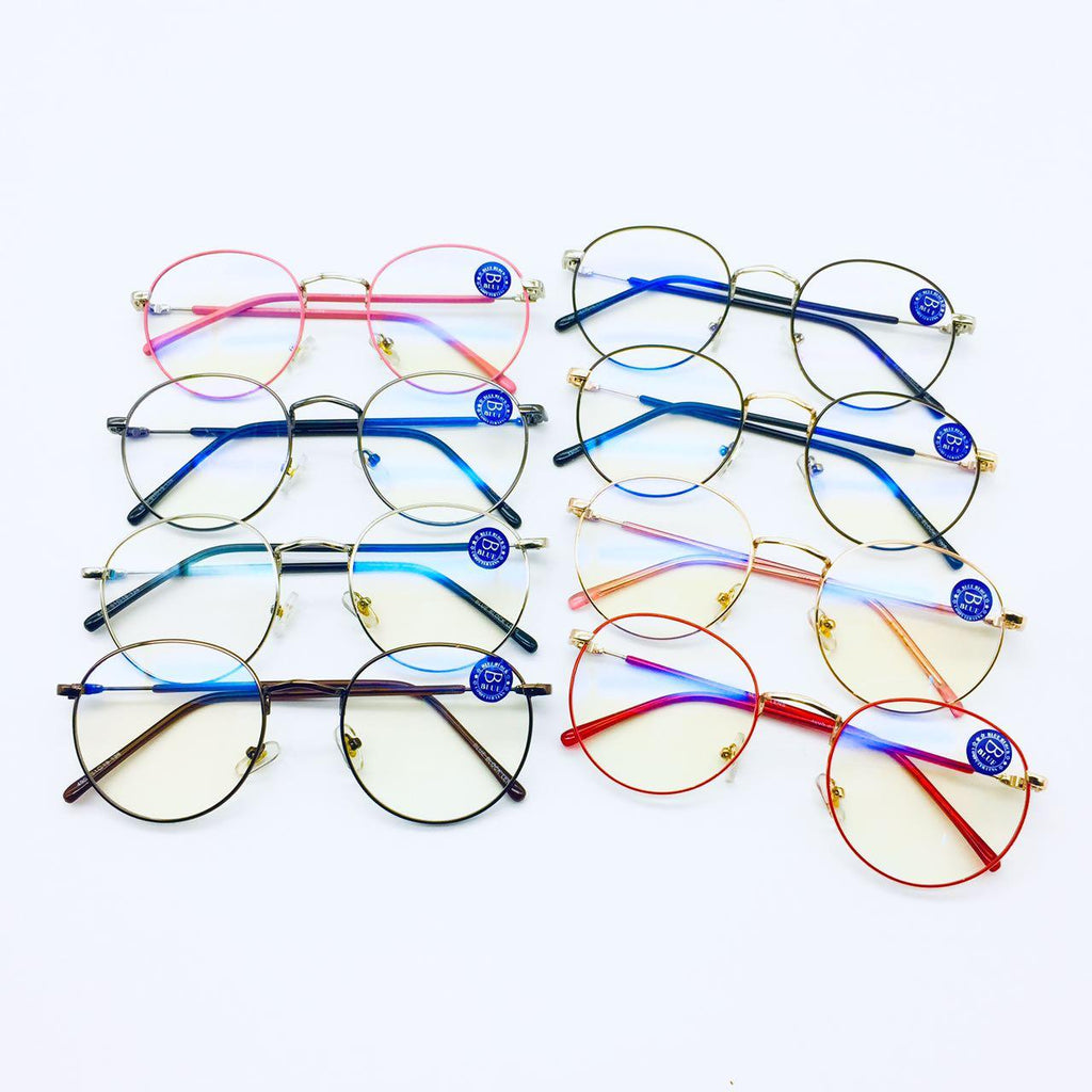 แว่นตากรองแสง รุ่น 4905 กรอบโลหะ มีให้เลือก8สี เลนส์BlueBlockกรองแสงสีฟ้า ปกป้องดวงตาจากแสงคอมพิวเตอร์ ไม่รวมอุปกรณ์