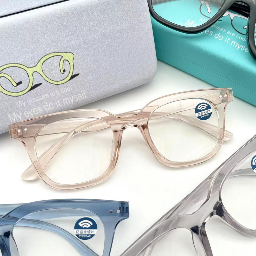 แว่นตากรองแสงมาใหม่ใส่สวย รุ่น 3106 กรอบTR มีให้เลือก5สี เลนส์BlueBlockกรองแสงสีฟ้า ปกป้องดวงตาจากแสงคอมพิวเตอร์ใส่สวยมากๆ ไม่รวมอุปกรณ์