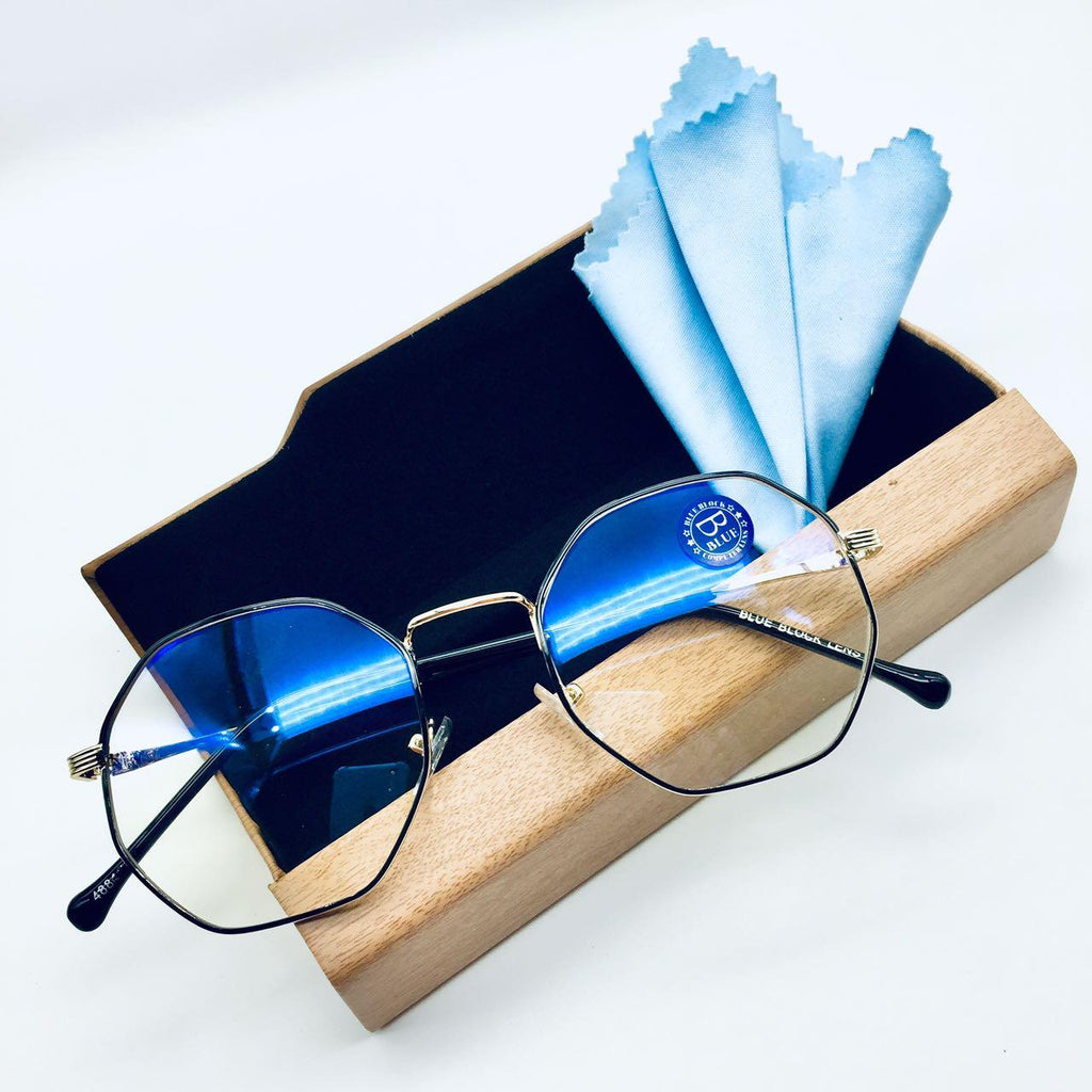 แว่นตากรองแสง รุ่น 4884 กรอบโลหะ มีให้เลือก6สี เลนส์BlueBlockกรองแสงสีฟ้า ปกป้องดวงตาจากแสงคอมพิวเตอร์ ไม่รวมอุปกรณ์
