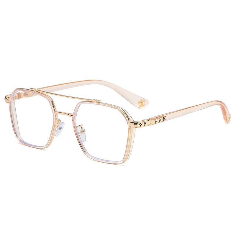 แว่นตาปรับแสงออโต้ รุ่น 0039Auto ทรงเหลี่ยมมีคานสุดเท่ใส่สวย Photochromic blue filter เลนส์เปลี่ยนสีได้เมื่อออกแดด กรอบโลหะ มีให้เลือก4สี ไม่รวมอุปกรณ์