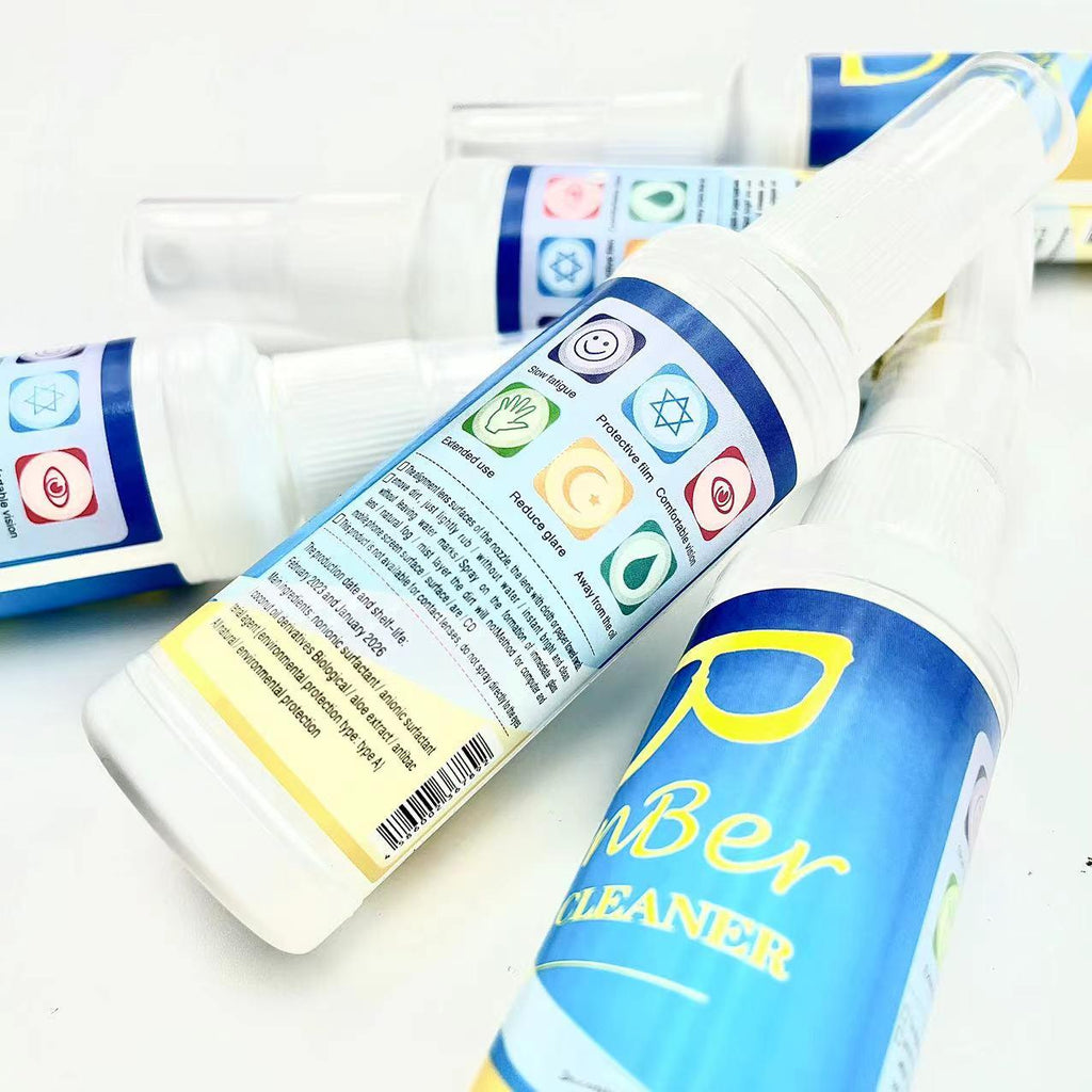 น้ำยาเช็ดเลนส์ Banber/Kiping รุ่น QJY น้ำยาทำความสะอาดแว่นตาคละแบบ 1 ขวด