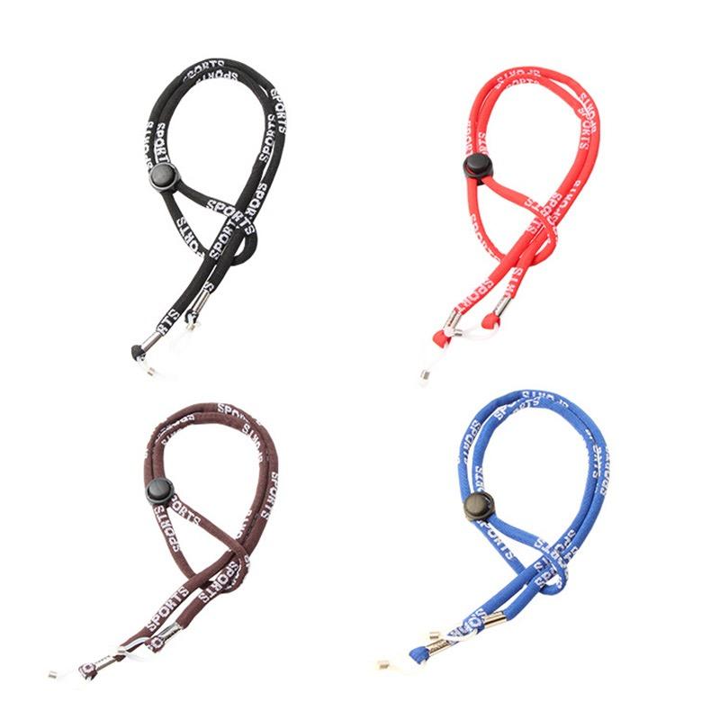 สายคล้องแว่นตา sport rope ทรงสปอร์ต สายผ้ายืด สายเล็ก ปรับความยาวได้ มี4สี ใช้ได้ทั้งผู้ชาย-ผู้หญิง ไม่รวมอุปกรณ์