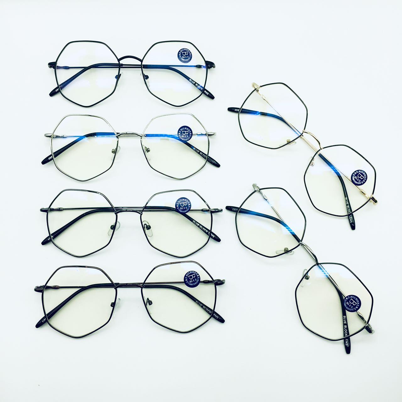 แว่นตากรองแสง รุ่น 4888 กรอบโลหะ มีให้เลือก6สี เลนส์BlueBlockกรองแสงสีฟ้า ปกป้องดวงตาจากแสงคอมพิวเตอร์ ไม่รวมอุปกรณ์