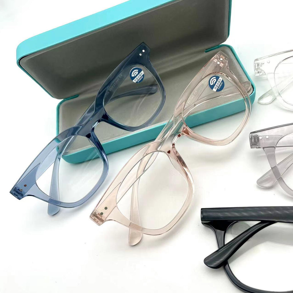 แว่นตากรองแสงมาใหม่ใส่สวย รุ่น 3106 กรอบTR มีให้เลือก5สี เลนส์BlueBlockกรองแสงสีฟ้า ปกป้องดวงตาจากแสงคอมพิวเตอร์ใส่สวยมากๆ ไม่รวมอุปกรณ์