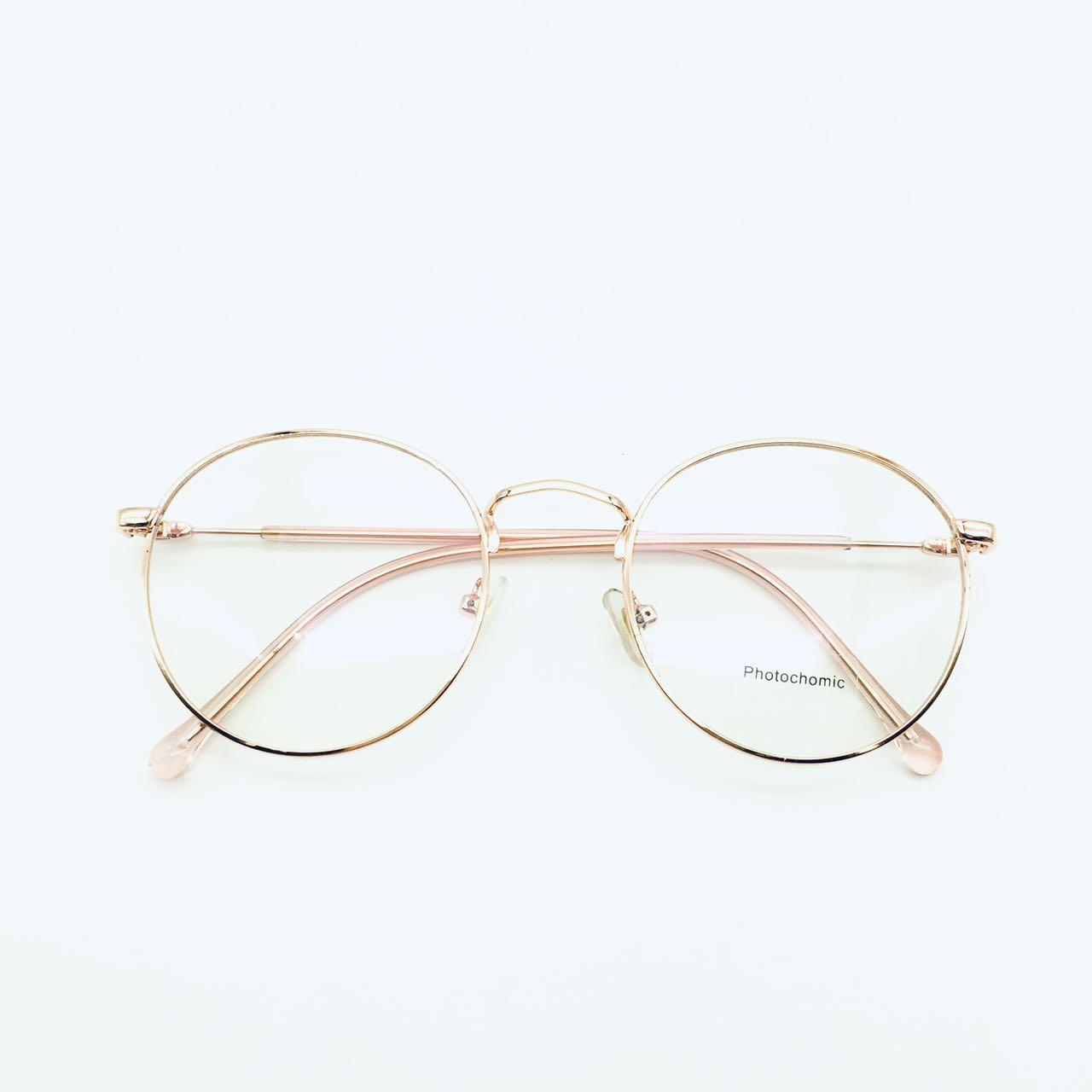 แว่นตาปรับแสง Photochromic blue filter เลนส์เปลี่ยนสีได้เมื่อออกแดด รุ่น 2001Auto กรอบโลหะ มีให้เลือก10 สี ไม่รวมอุปกรณ์