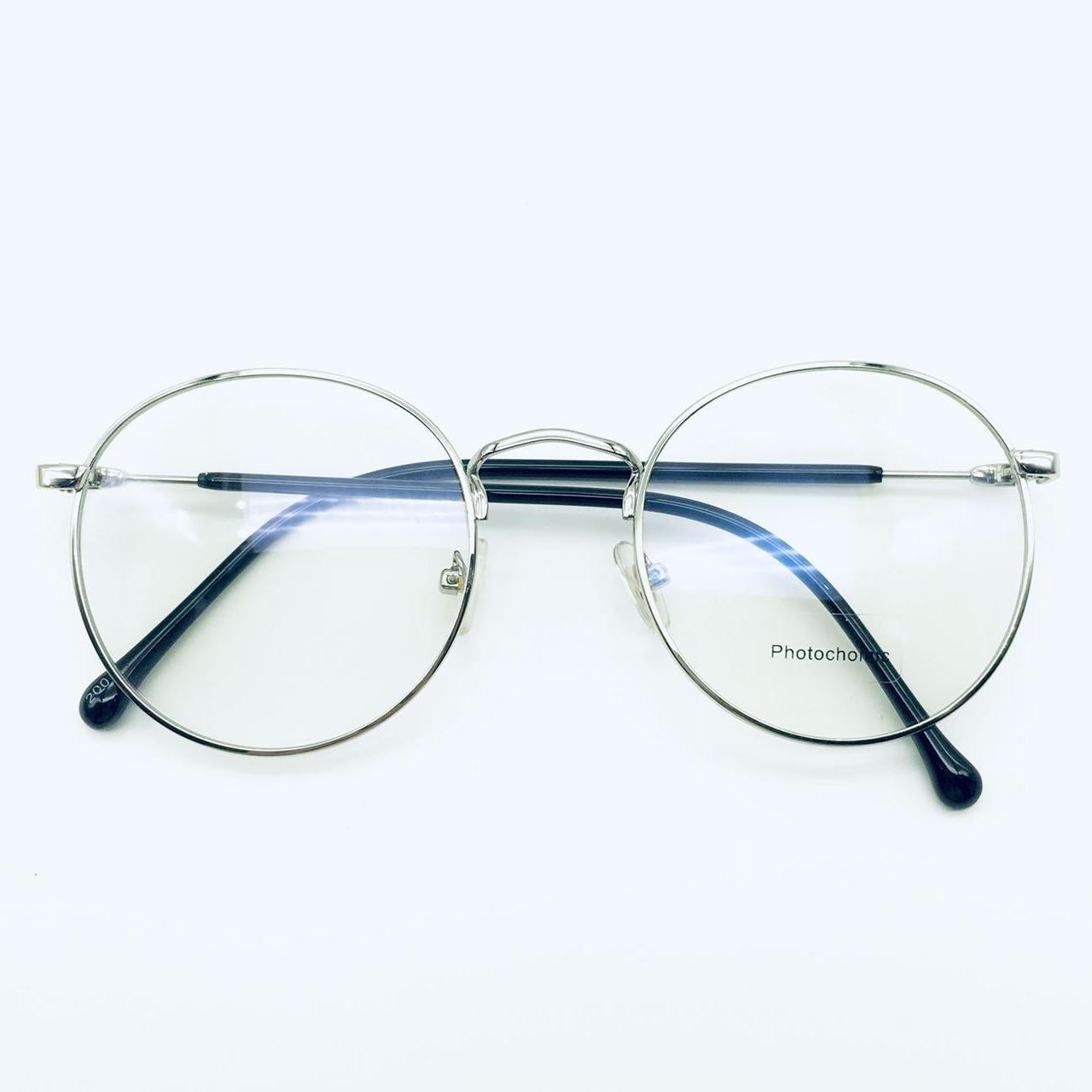 แว่นตาปรับแสง Photochromic blue filter เลนส์เปลี่ยนสีได้เมื่อออกแดด รุ่น 2001Auto กรอบโลหะ มีให้เลือก10 สี ไม่รวมอุปกรณ์