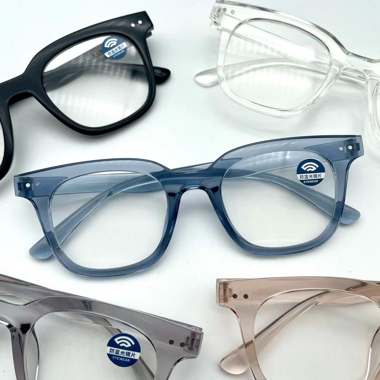 แว่นตากรองแสงมาใหม่ใส่สวย รุ่น 3106 กรอบTR มีให้เลือก5สี เลนส์BlueBlockกรองแสงสีฟ้า ปกป้องดวงตาจากแสงคอมพิวเตอร์ใส่สวยมากๆ ไม่รวมอุปกรณ์