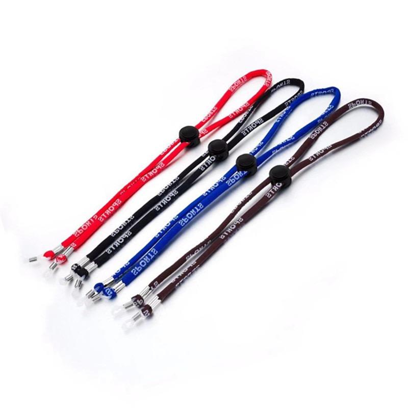 สายคล้องแว่นตา sport rope ทรงสปอร์ต สายผ้ายืด สายเล็ก ปรับความยาวได้ มี4สี ใช้ได้ทั้งผู้ชาย-ผู้หญิง ไม่รวมอุปกรณ์