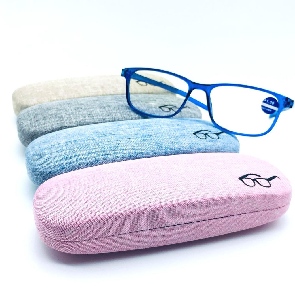 กล่องแว่นตา box MB กล่องแข็ง มีให้เลือก4สี  1กล่อง