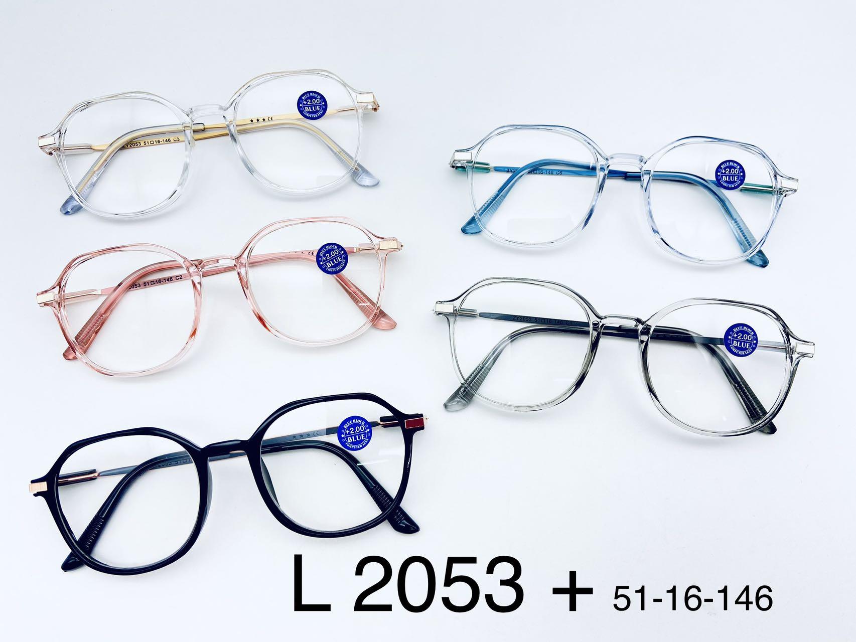 แว่นสายตายาว+50ถึง+400ปกป้องดวงตาจากแสงคอมพิวเตอร์เลนส์BlueBlockกรองแสงสีฟ้า2053