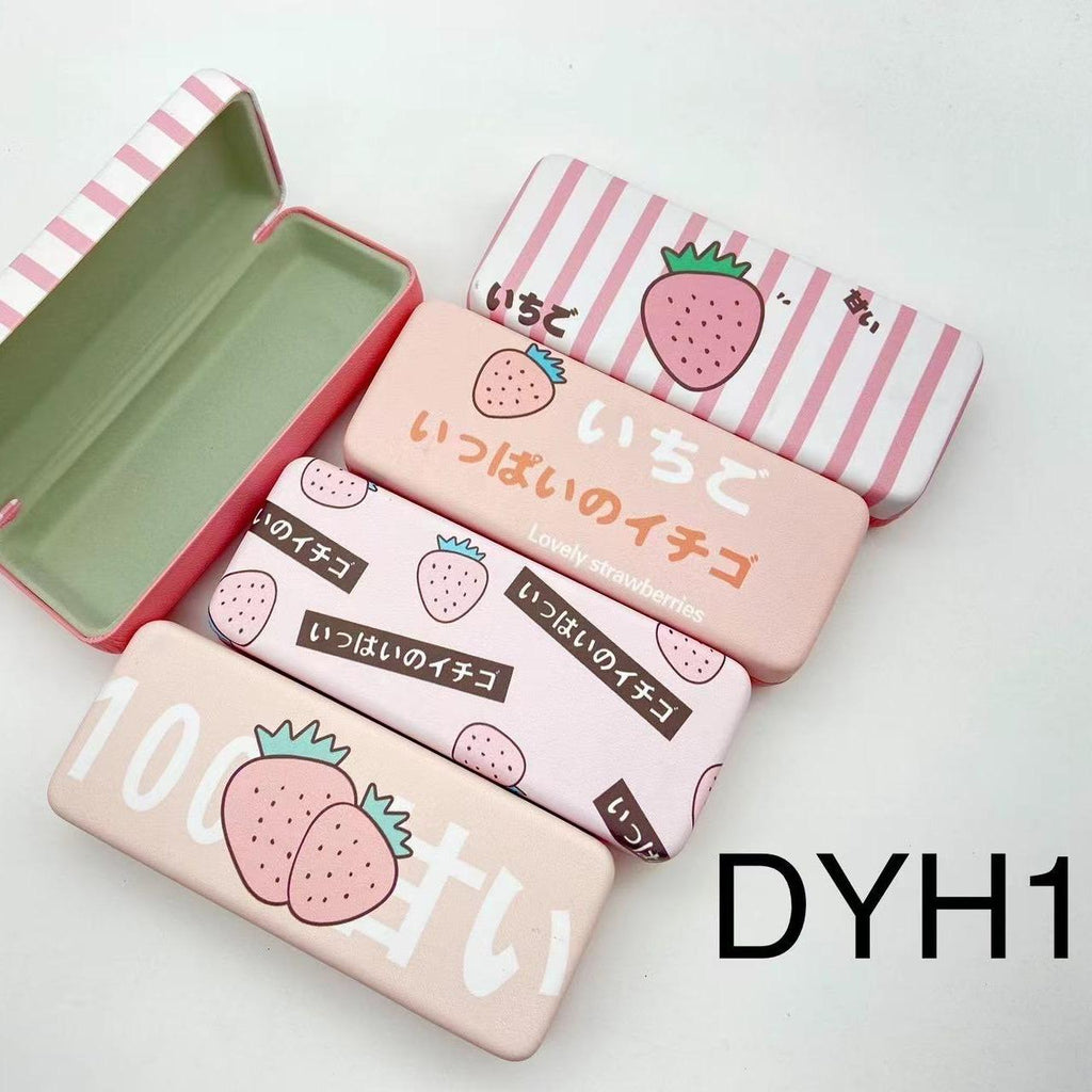 กล่องแว่นตา box DYH6 กล่องแข็ง คละลาย คละสี 1กล่อง DYH1 DYH2 DYH6 TU YM