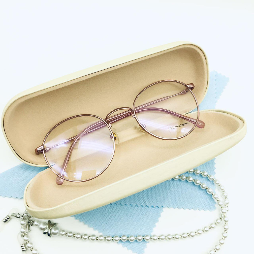 แว่นตาปรับแสง Photochromic blue filter เลนส์เปลี่ยนสีได้เมื่อออกแดด รุ่น 2001Auto กรอบโลหะ มีให้เลือก10 สี ไม่รวมอุปกรณ์