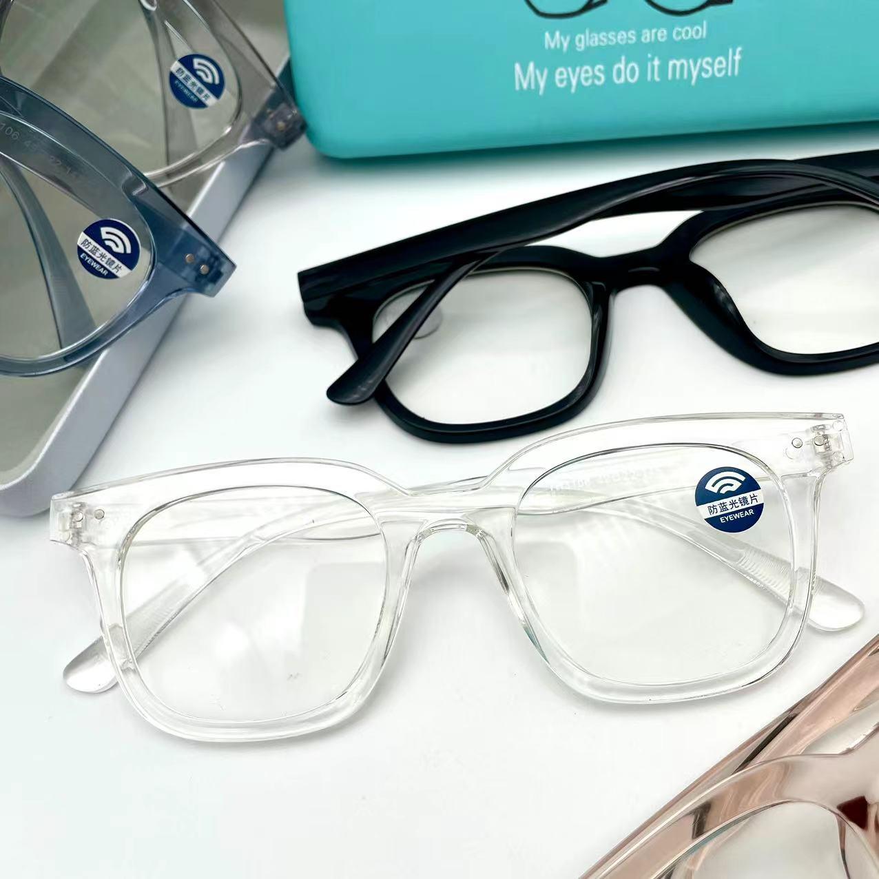แว่นตากรองแสงมาใหม่ใส่สวย รุ่น 3106 กรอบTR มีให้เลือก5สี เลนส์BlueBlockกรองแสงสีฟ้า ปกป้องดวงตาจากแสงคอมพิวเตอร์ใส่สวยมากๆ ไม่รวมอุปกรณ์