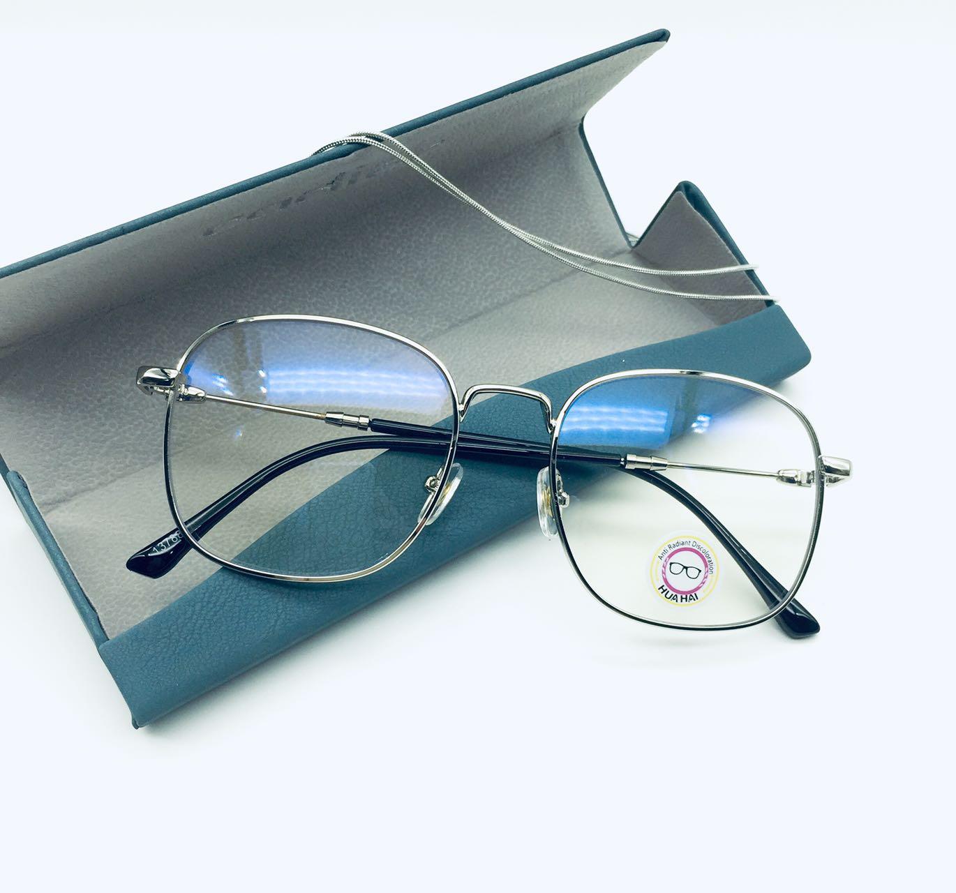 แว่นตาปรับแสง Photochromic blue filter เลนส์เปลี่ยนสีได้เมื่อออกแดด รุ่น 13788Auto กรอบโลหะ มีให้เลือก5สี ไม่รวมอุปกรณ์ ขอบเต็ม ขอบเต็ม ขอบเต็ม ขอบเต็ม ขอบเต็ม