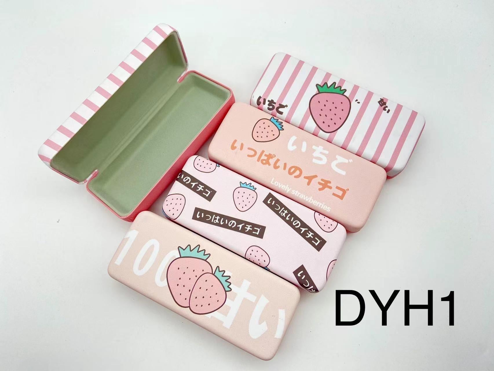 กล่องแว่นตา box DYH6 กล่องแข็ง คละลาย คละสี 1กล่อง DYH1 DYH2 DYH6 TU YM