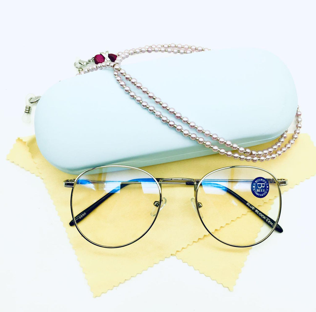 แว่นตากรองแสง รุ่น 4890 กรอบโลหะ มีให้เลือก6สี เลนส์BlueBlockกรองแสงสีฟ้า ปกป้องดวงตาจากแสงคอมพิวเตอร์ ไม่รวมอุปกรณ์