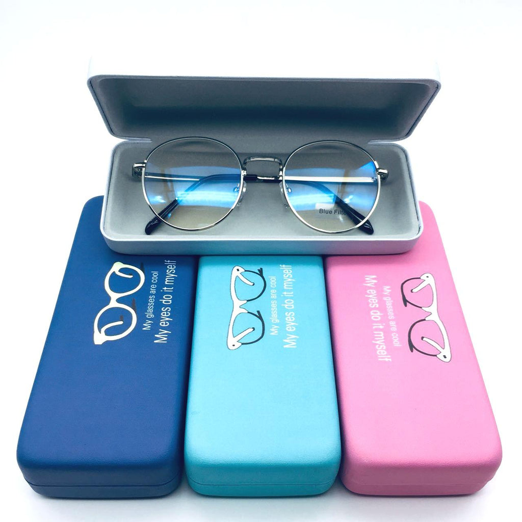 กล่องแว่นตา box DYH5 กล่องแข็ง มีให้เลือก4สี  1กล่อง