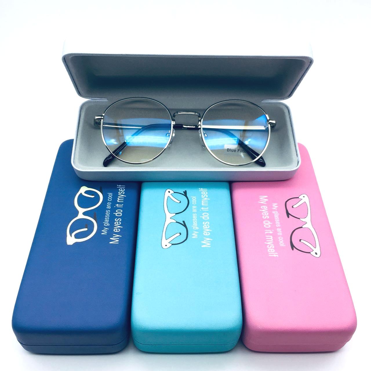 กล่องแว่นตา box DYH5 กล่องแข็ง มีให้เลือก4สี  1กล่อง