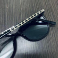 แว่นตากันแดดเลนส์ออโต้ รุ่น8392Auto สายตาปกติแฟชั่นเกาหลี  ย้อนยุค คุณภาพสูง ผู้ชายและผู้หญิง