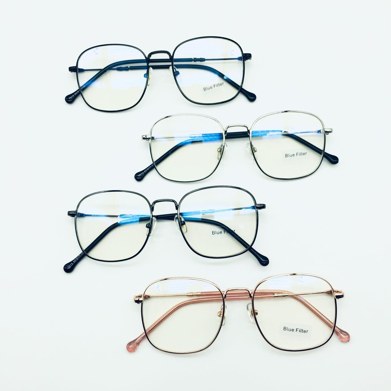 แว่นตากรองแสง รุ่น 7513  กรอบโลหะ มีให้เลือก4สี เลนส์BlueBlockกรองแสงสีฟ้า ปกป้องดวงตาจากแสงคอมพิวเตอร์ ไม่รวมอุปกรณ์