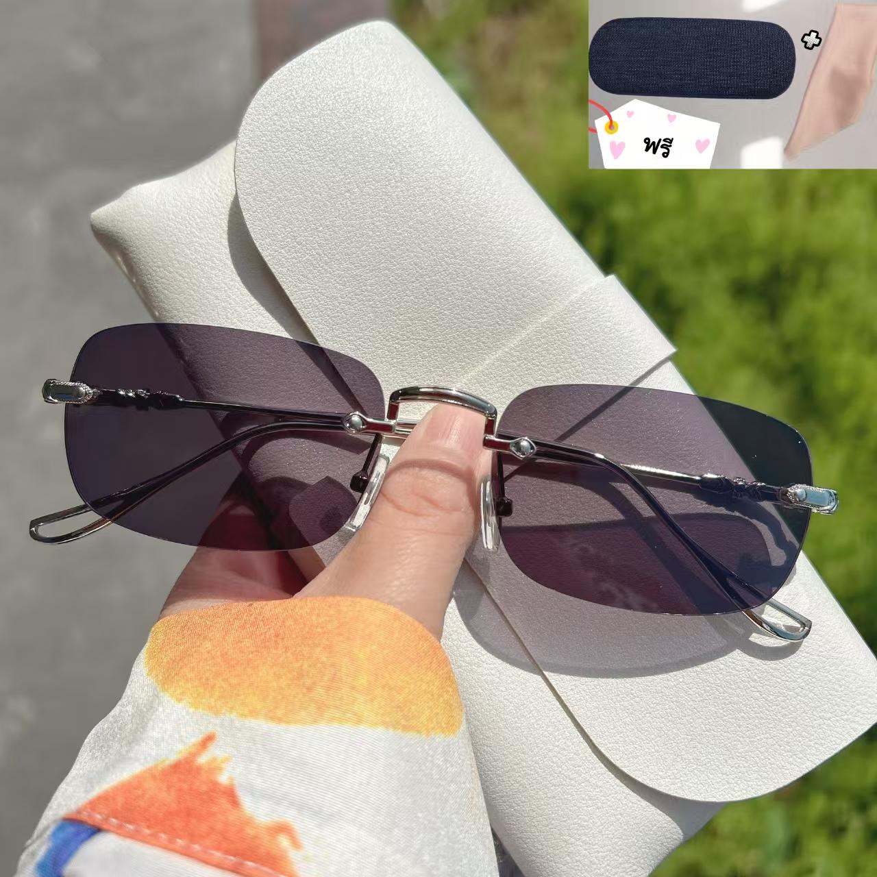 **แถมกล่อง+ผ้า**แว่นกรองแสง ออกแดดเปลี่ยนสี รุ่น 2190Auto ออกแดดเปลี่ยนสีได้ สายตาสั้น งานแฟชั่นยอดนิยมกรองแสงสีฟ้า ออกแดดเปลี่ยนสี ไร้กรอบ