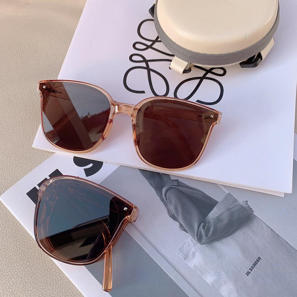แว่นตาแฟชั่น แว่นกันแดดพับได้ พร้อมกล่อง รุ่น T999 กรอบพลาสติก มีให้เลือก4สี